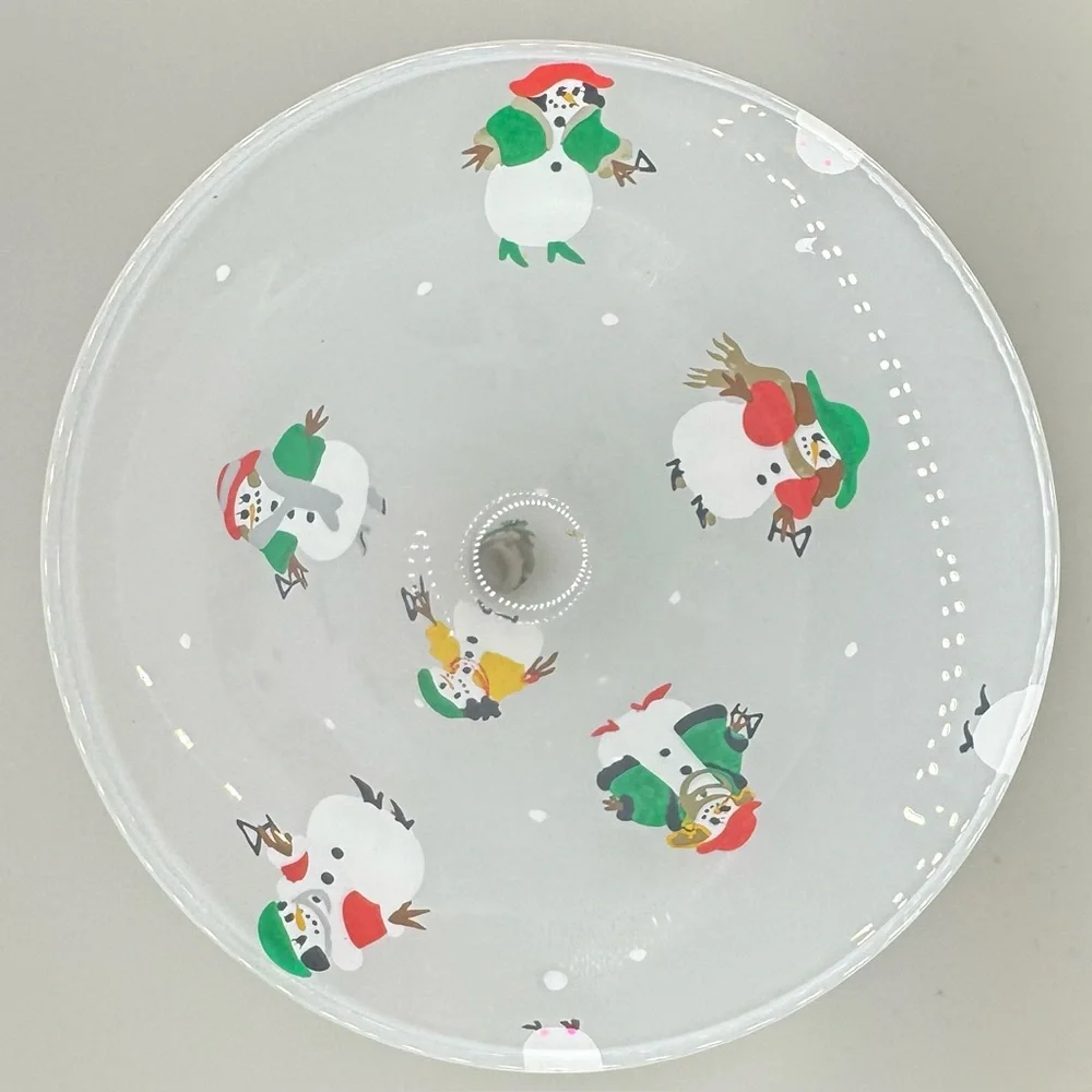 Lolita Snow Divas Christmas Martini Glass NIB Hand Painted Collectible 7oz